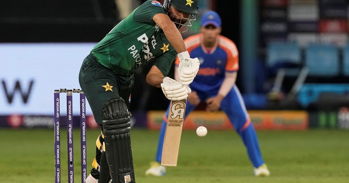Pakistan lost two wickets in the first two overs