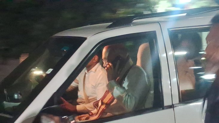 Amit Shah reaches Patna, will hold meetings in Rohtas and Be