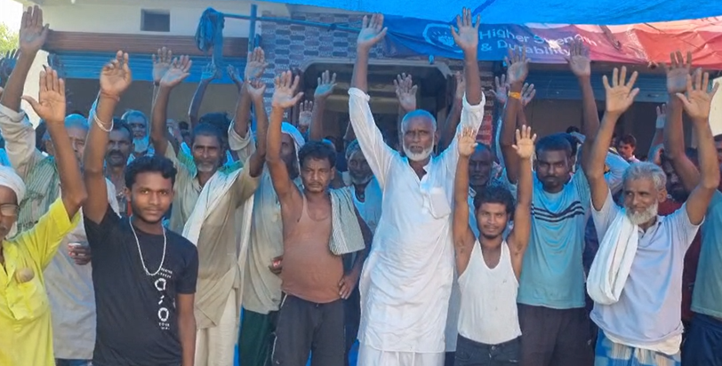 Bihar News : Zameen Adhigrahan ka virodh kar rahe kisaano ko Bihar News : Zameen Adhigrahan ka virodh kar rahe kisaano ko