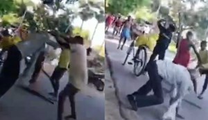 Video of beating of retired CRPF jawan in Gaya ji viral