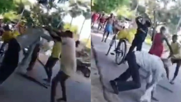Video of beating of retired CRPF jawan in Gaya ji viral