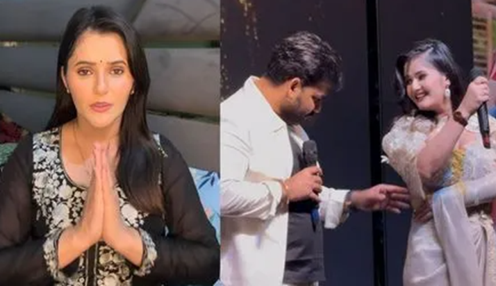 Haryanvi actress Anjali Raghav ko stage par kiya tha 'kamar' Haryanvi actress Anjali Raghav ko stage par kiya tha 'kamar'