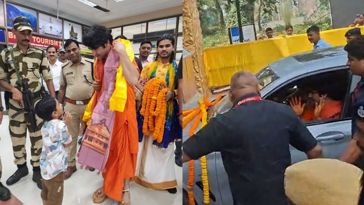 Baba Dhirendra Shastri of Bageshwar reached Gaya
