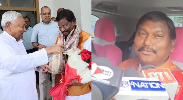 jharkhand ex cm arjun munda met cm nitish jharkhand ex cm arjun munda met cm nitish