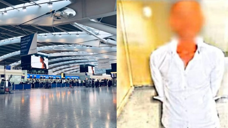 A suspect was arrested from the airport with Indian Mujahide
