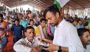 The enthusiasm of Congress workers is high in Motihari too.