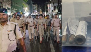 Two criminals arrested with weapons before the incident