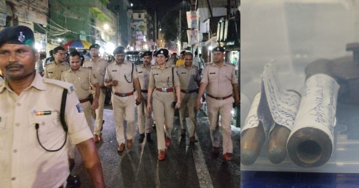 Two criminals arrested with weapons before the incident