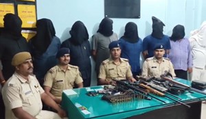 Police once again recovered a cache of weapons in the capital.