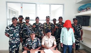 Naxalite who was absconding for a long time 