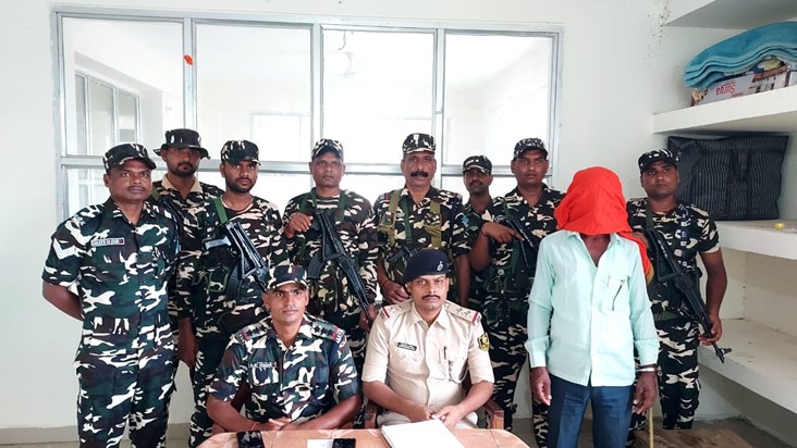 Naxalite who was absconding for a long time 
