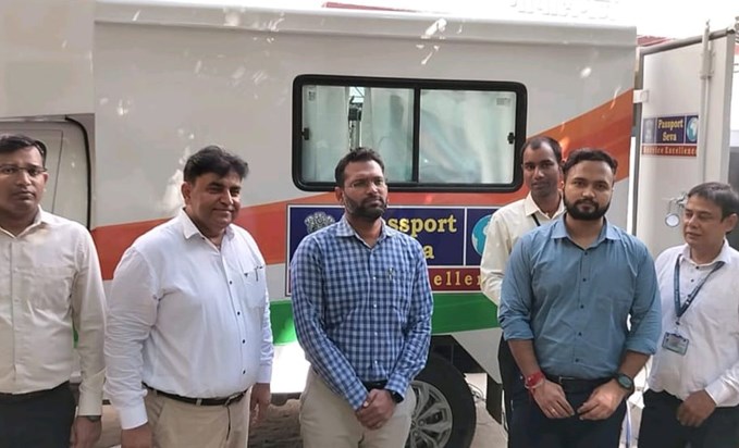 A three-day passport service mobile van camp will be organiz A three-day passport service mobile van camp will be organiz