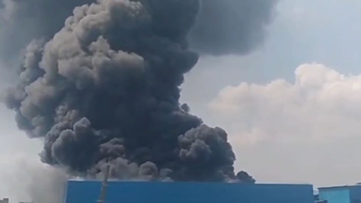 Fire broke out in thermocol factory
