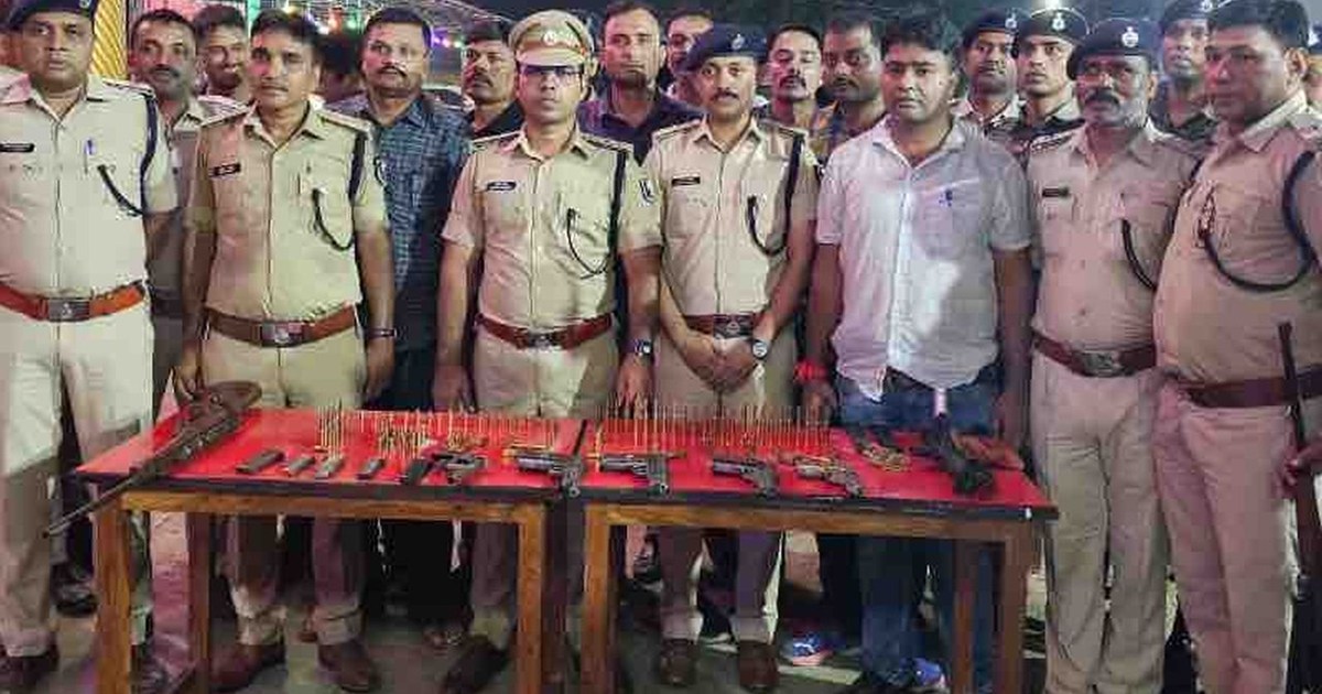 A cache of weapons in the chief's house