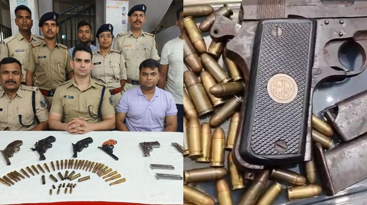 A cache of weapons was collected to kill a person A cache of weapons was collected to kill a person