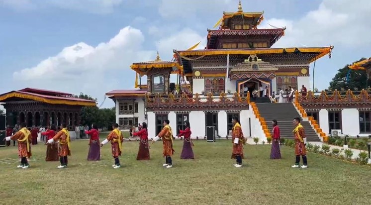 Bhutanese temple built in Rajgir was inaugurated Bhutanese temple built in Rajgir was inaugurated