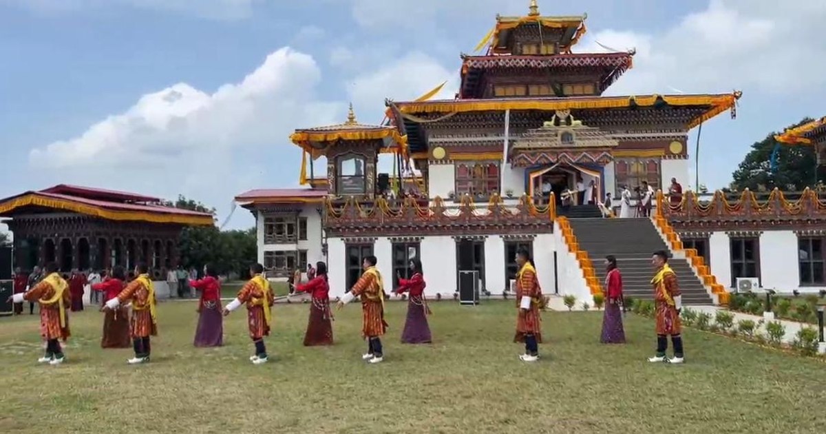 Bhutanese temple built in Rajgir was inaugurated